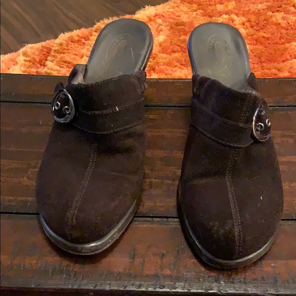 Brown suede platform Shoes - Picture 2 of 7